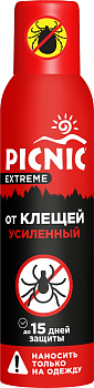 Picnic Extreme аэрозоль от клещей 150 мл