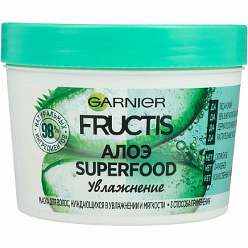 Fructis маска Superfood алоэ 390мл