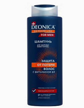 Deonica for men шампунь защита от потери волос 380 мл