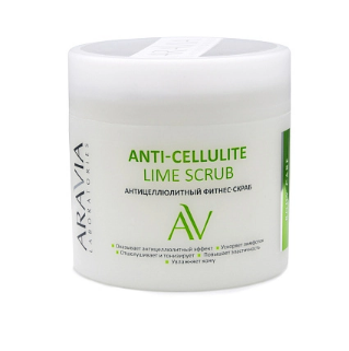 Aravia Laboratories Антицеллюлитный фитнес-скраб Anti-Cellulite Lime Scrub 300 мл