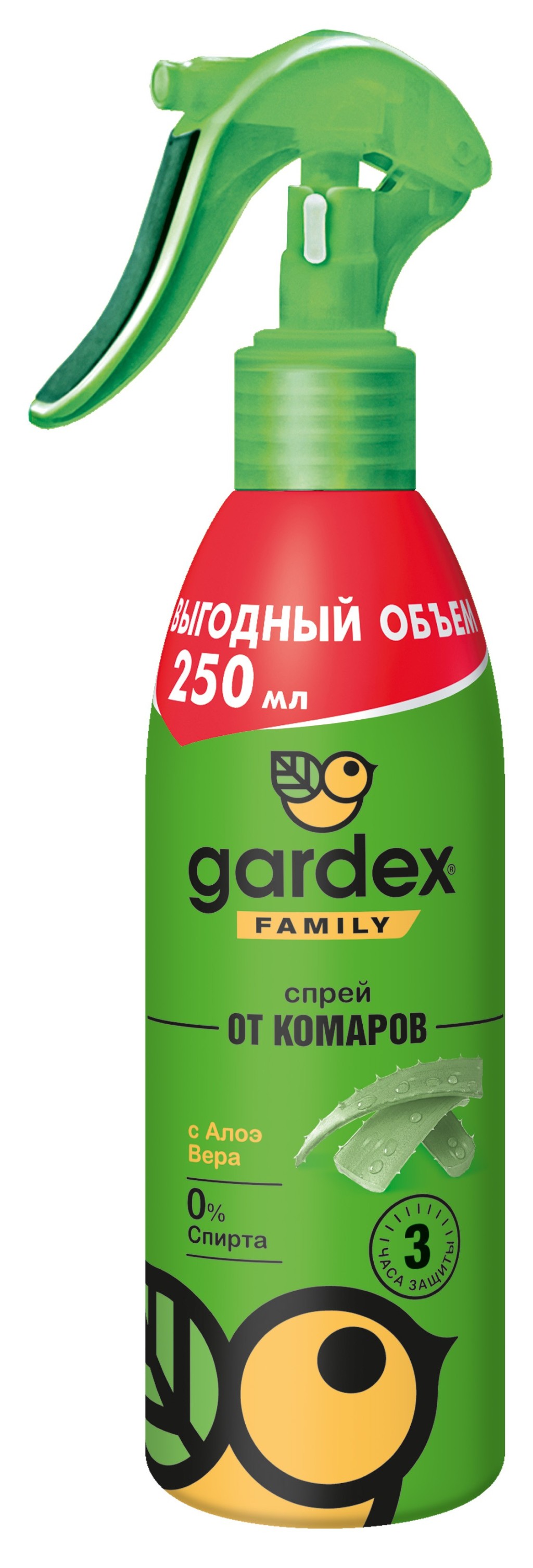 Gardex Family Спрей от комаров c Алое Вера 250мл купить по цене в  интернет-магазине