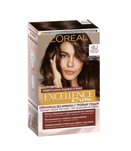 Крем-краска для волос LOREAL Excellence оттенок 9.1 Очень светло-русый пепельный