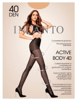 Incanto колготки  active body 40 melon 2  поддерж и моделир 16% эластана