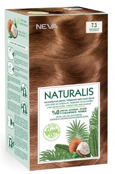 Naturalis Vegan стойкая крем краска для волос 7.3 CARAMEL BLONDE карамельный коричневый