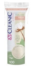 Cleanic Naturals Virgin Cotton ватные диски гигиенические 100 шт