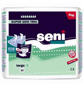Подгузники BELLA SUPER SENI TRIO  Large по 10 шт