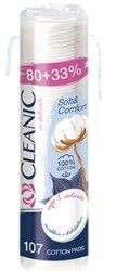 Cleanic Soft&Comfort ватные диски гигиенические 80 шт+33% бесплатно