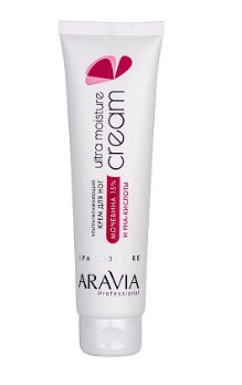 Aravia Professional Крем ультраувлажняющий для ног с мочевиной (15%) и pha-кислотами Ultra Moisture Cream 100 мл
