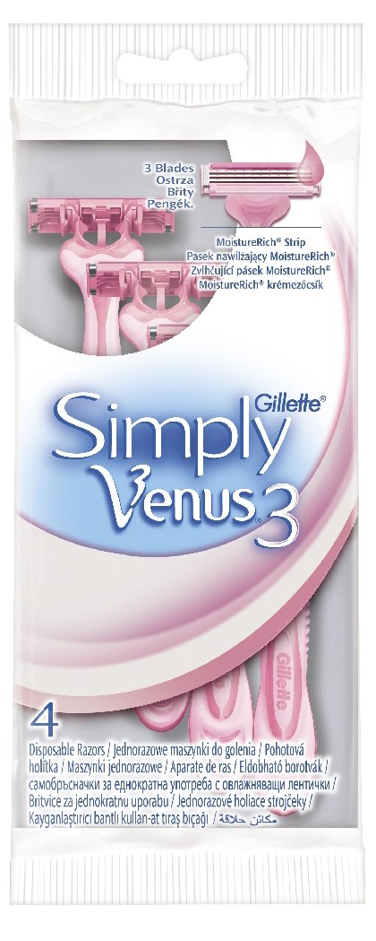 Venus simply станок для бритья 4шт