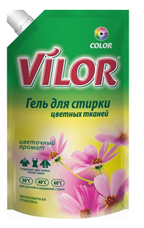Vilor средство жидкое для стирки цветных тканей 1л