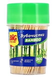 BIG City зубочистки бамбук 300 шт