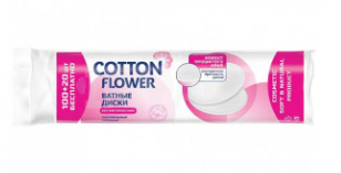 Cotton Flower ватные диски 100+20 шт