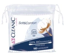 Cleanic Soft&Comfort ватные палочки гигиенические  пакет 160 шт