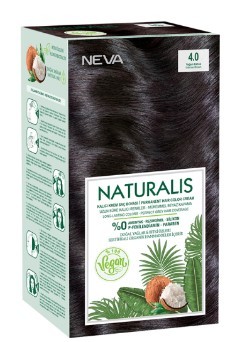 Naturalis Vegan стойкая крем краска для волос 4.4 CHESTNUT BROWN кофейный каштан