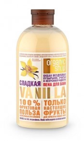 Organic Shop пена для ванн Сладкая vanilla 500мл