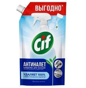 Cif чистящее средство для ванной легкость чистоты 500 мл ДОЙ ПАК