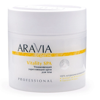 Aravia Organic Увлажняющий укрепляющий крем для тела Vitality Spa 300 мл
