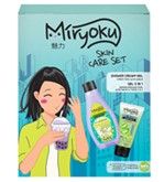 MIRYOKU подарочный набор алое+лайм skin care set крем гель для душа energy charge 300мл+увлажняющий гель для лица и тела 2в1 150мл