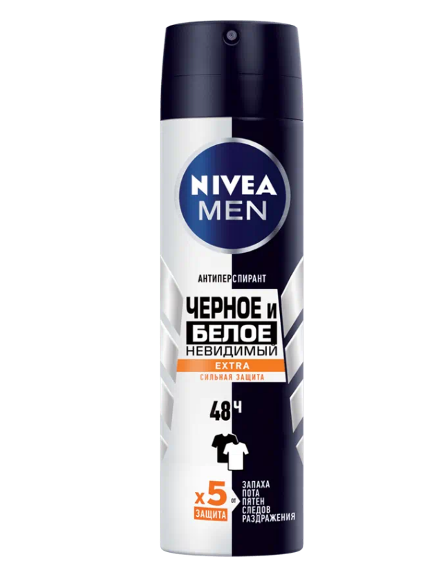 Nivea men черное и белое антиперспирант