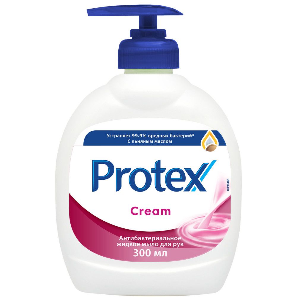 Protex антибактериальное жидкое мыло для рук cream 300 мл купить по цене  340.08 ₽ в интернет-магазине