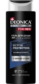Deonica for men гель для душа active protection 250 мл