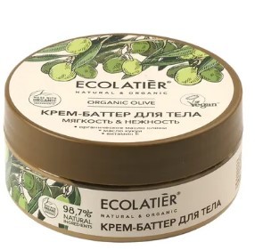 Ecolatier green крем баттер для тела мягкость нежность серия organic olive 150 мл
