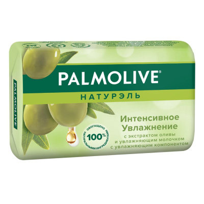 Palmolive натурэль мыло интенсивное увлажнение с экстрактом оливы и увлажняющим молочком 90 г Уценка