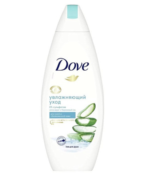 Dove гель для душа Увлажняющий эффект Алоэ вера и берёзовый сок 250мл