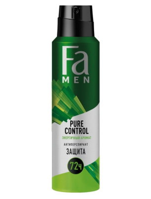 Fa Men дезодорант спрей мужской Pure Control с ароматом кактуса 150мл
