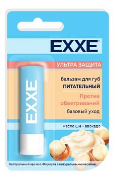 EXXE бальзам для губ питательный ультра защита стик 4,2г