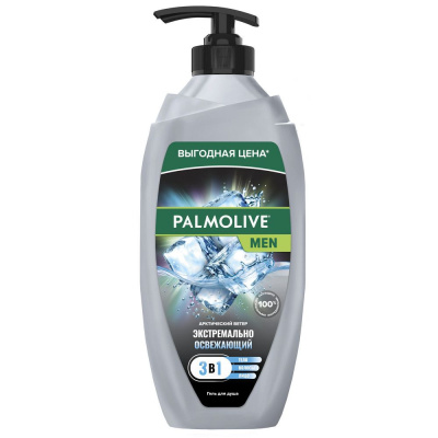 Palmolive men гель для душа 3 в1 арктический ветер 750 мл Уценка