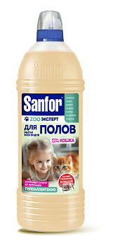 Sanfor zoo эксперт для мытья полов когда в домекошка 500 мл