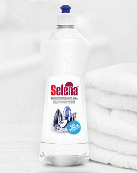 Selena вода для утюгов деминерализованная без запаха 1л