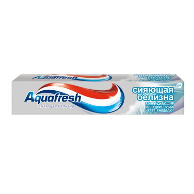 Aquafresh зубная паста сияющая белизна 95 г Уценка