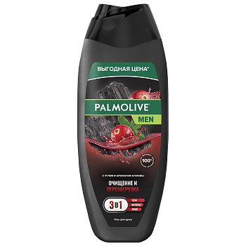 Palmolive Men гель для душа 3 в1 очищение и перезагрузка 500 мл