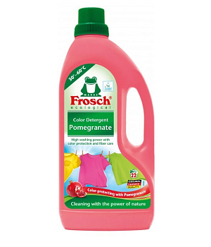 Frosch жидкое средство для стирки концентрированное Гранат 1,5л