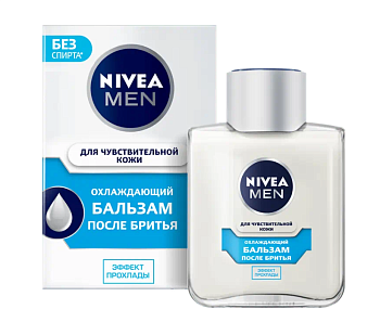 Nivea Men бальзам после бритья для чувствительной кожи охлаждающий 100 мл