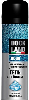Dockland гель для бритья aqua 200мл
