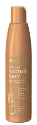 Estel curex бальзам чистый цвет для тёплых оттенков блонд 250 мл