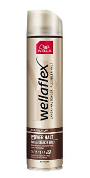 Wella Wellaflex лак для волос power halt mega stark удержание объема эф 5+ 250мл