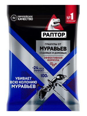 Раптор средство от муравьев в гранулах саше 100 гр