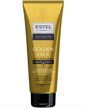 Estel шампунь-флюид c комплексом драгоценных масел для волос Secrets Golden Oils 250мл