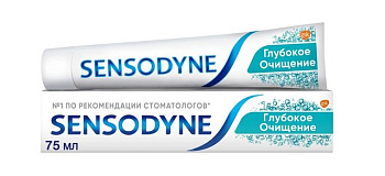 Sensodyne зубная паста для чувствительных зубов Глубокое очищение 75мл