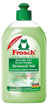 Frosch бальзам для мытья посуды зеленый чай 0,5л
