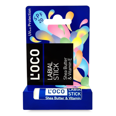 L’oco бальзам для губ stick масло ши & витамин e 5,1 г