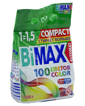 BiMax стиральный порошок автомат Color 1,5кг