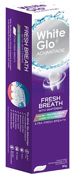 Вайт Гло зубная паста 80,0 отбеливающая свежее дыхание