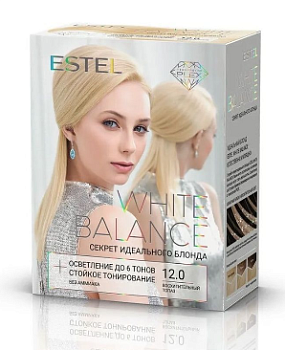 Estel white balance набор секрет идеального блонда тон 12.0 восхитительный топаз