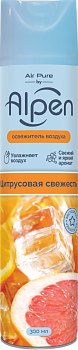 Alpen освежитель воздуха цитрусовая свежесть 300 мл