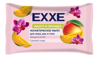 Exxe косметическое мыло манго и орхидея флоу пак 75 гр